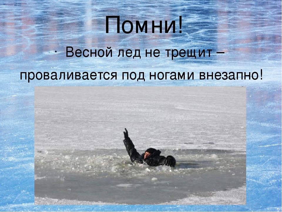 ПАМЯТКА  по безопасности на водных объектах в весенний период..
