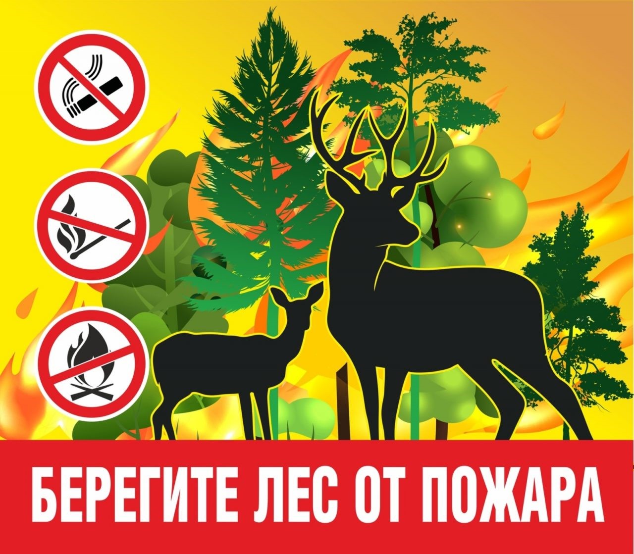 ПАМЯТКА населению о мерах пожарной безопасности в лесах и правилах поведения в пожароопасный период.