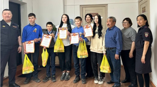 В Курумкане дети победили в конкурсе, который организовали сотрудники полиции.