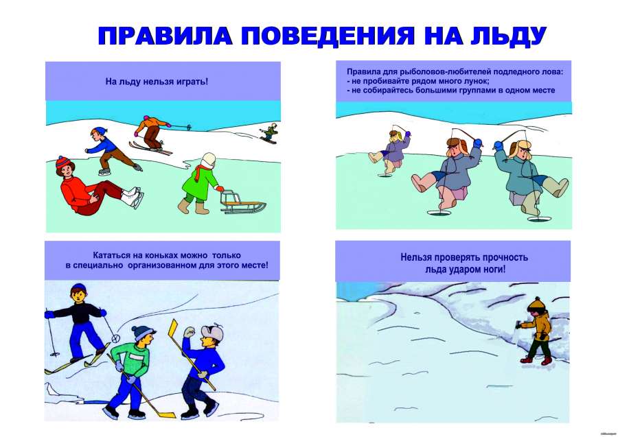 ПАМЯТКА О СОБЛЮДЕНИИ МЕР БЕЗОПАСНОСТИ НА ВОДНЫХ ОБЪЕКТАХ ЗИМОЙ.
