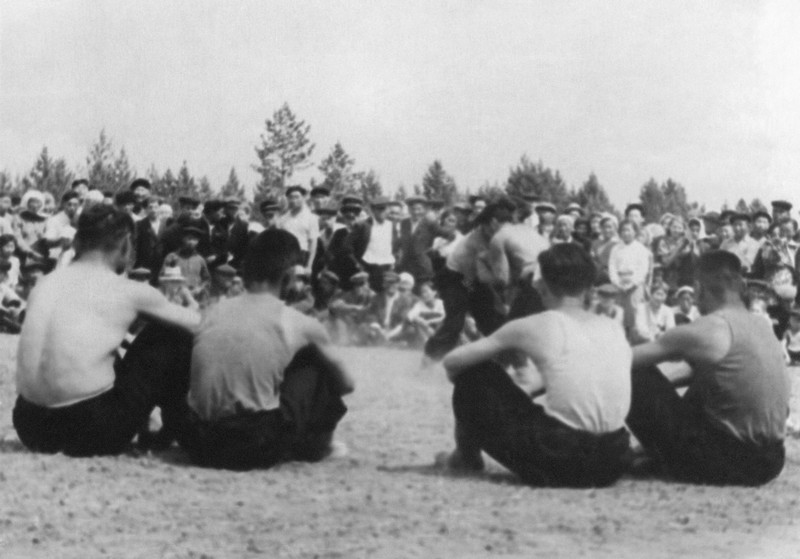 Сурхарбан в Курумкане. 1957 год.