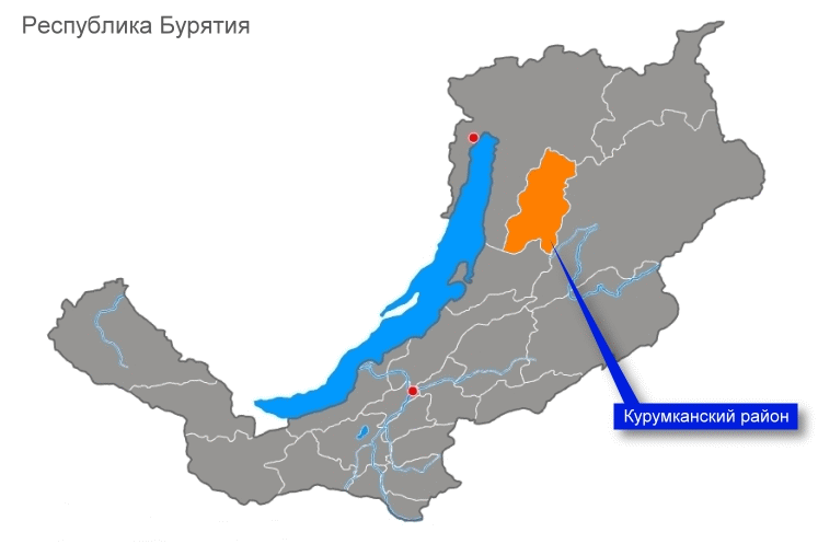 Карта баргузинской долины